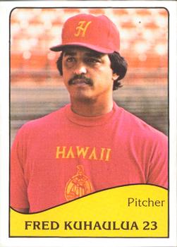 1979 TCMA Hawaii Islanders #20 Fred Kuhaulua Front