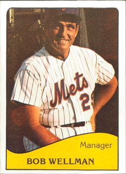 1979 TCMA Jackson Mets #6 Bob Wellman Front