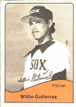 1979 TCMA Knoxville Knox Sox #13 Willie Gutierrez Front