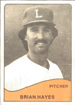 1979 TCMA Lodi Dodgers #19 Brian Hayes Front