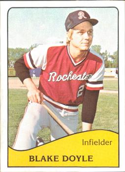 1979 TCMA Rochester Red Wings #4 Blake Doyle Front