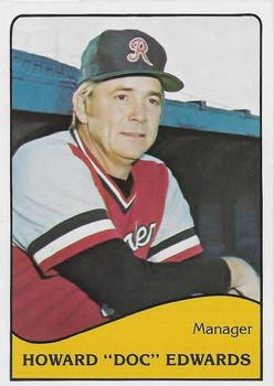 1979 TCMA Rochester Red Wings #10 Howard Edwards Front