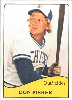 1979 TCMA Syracuse Chiefs #8 Don Pisker Front