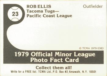 1979 TCMA Tacoma Tugs #23 Rob Ellis Back