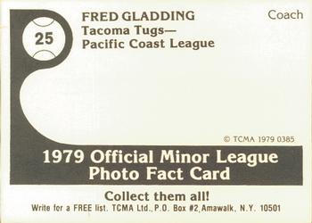 1979 TCMA Tacoma Tugs #25 Fred Gladding Back