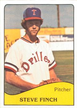 1979 TCMA Tulsa Drillers #6 Steve Finch Front