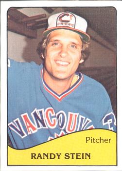 1979 TCMA Vancouver Canadians #16 Randy Stein Front