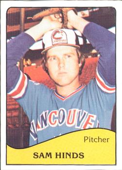 1979 TCMA Vancouver Canadians #19 Sam Hinds Front