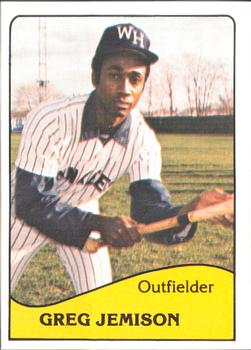 1979 TCMA West Haven Yankees #15 Greg Jemison Front