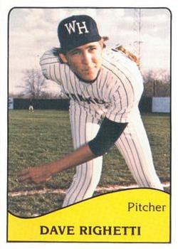 1979 TCMA West Haven Yankees #21 Dave Righetti Front