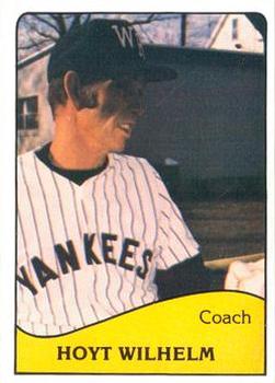 1979 TCMA West Haven Yankees #27 Hoyt Wilhelm Front