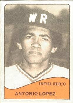 1979 TCMA Wisconsin Rapids Twins #1 Antonio Lopez Front