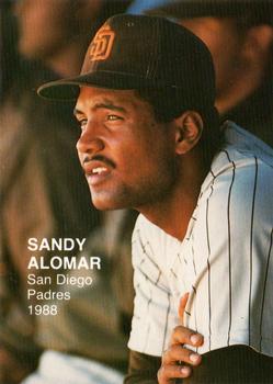 1988 Rookies III (unlicensed) #6 Sandy Alomar Front