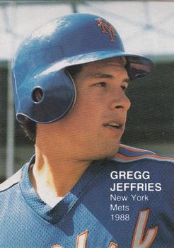 1988 Rookies IV Final Series (unlicensed) #20 Gregg Jefferies Front