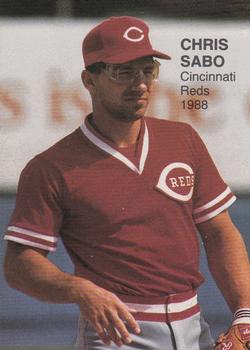 1988 Rookies IV Final Series (unlicensed) #3 Chris Sabo Front