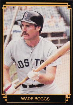 1988 Pacific Cards & Comics Big League All-Stars Series 2 (unlicensed) #1 Wade Boggs Front