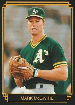 1988 Pacific Cards & Comics Big League All-Stars Series 2 (unlicensed) #2 Mark McGwire Front