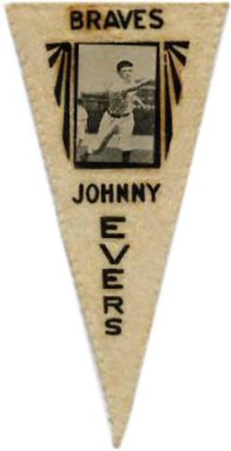 1916 Ferguson Bakery Pennants (BF2) #NNO Johnny Evers Front