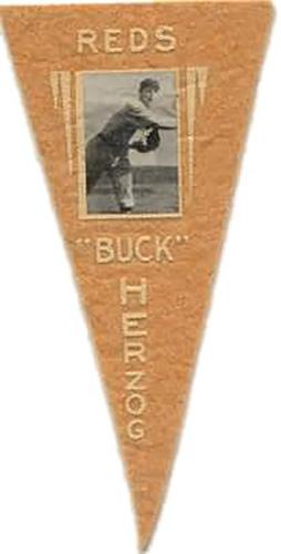 1916 Ferguson Bakery Pennants (BF2) #NNO Buck Herzog Front