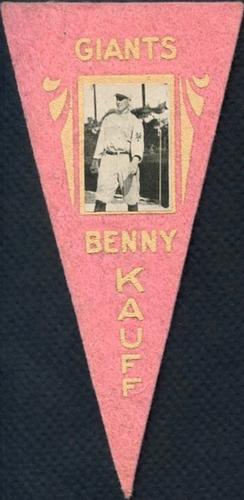 1916 Ferguson Bakery Pennants (BF2) #NNO Benny Kauff Front