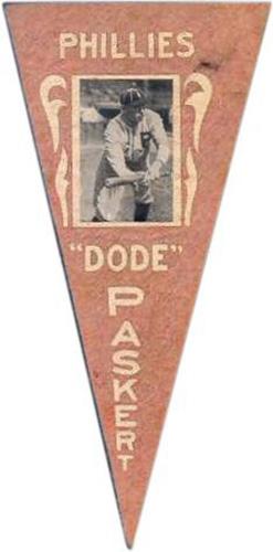 1916 Ferguson Bakery Pennants (BF2) #NNO Dode Paskert Front