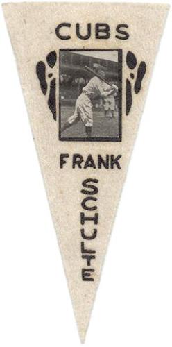 1916 Ferguson Bakery Pennants (BF2) #NNO Frank Schulte Front