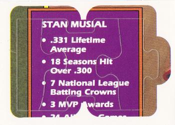 1988 Donruss - Stan Musial Puzzle #19-21 Stan Musial Front