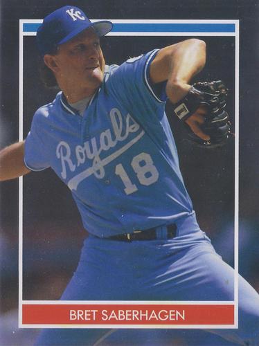 1990 Publications International Hottest 50 Players Stickers #NNO Bret Saberhagen Front
