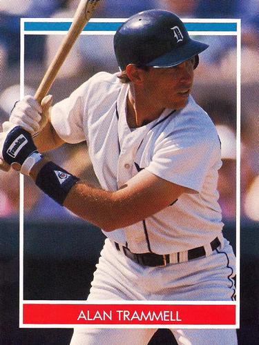 1990 Publications International Hottest 50 Players Stickers #NNO Alan Trammell Front