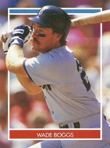 1990 Publications International Hottest 50 Players Stickers #NNO Wade Boggs Front