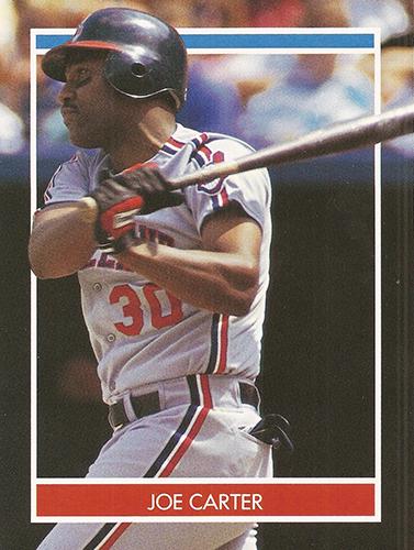 1990 Publications International Hottest 50 Players Stickers #NNO Joe Carter Front