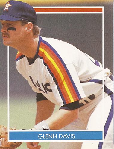 1990 Publications International Hottest 50 Players Stickers #NNO Glenn Davis Front