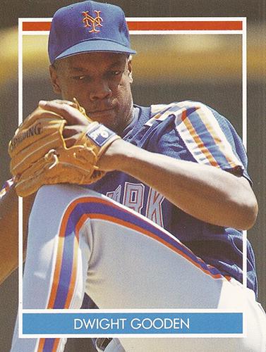 1990 Publications International Hottest 50 Players Stickers #NNO Dwight Gooden Front