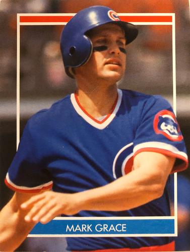 1990 Publications International Hottest 50 Players Stickers #NNO Mark Grace Front