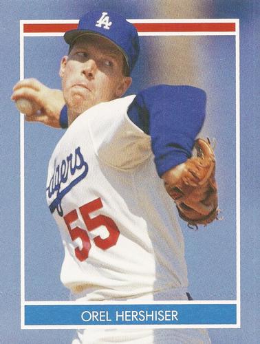 1990 Publications International Hottest 50 Players Stickers #NNO Orel Hershiser Front
