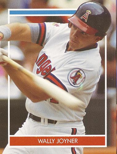 1990 Publications International Hottest 50 Players Stickers #NNO Wally Joyner Front