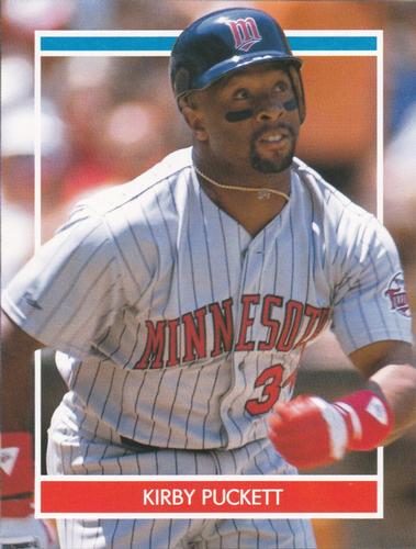 1990 Publications International Hottest 50 Players Stickers #NNO Kirby Puckett Front