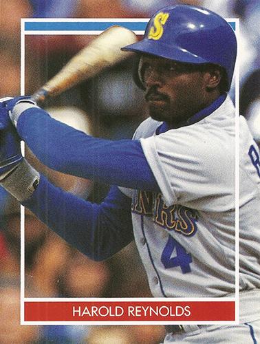 1990 Publications International Hottest 50 Players Stickers #NNO Harold Reynolds Front