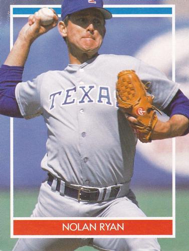 1990 Publications International Hottest 50 Players Stickers #NNO Nolan Ryan Front