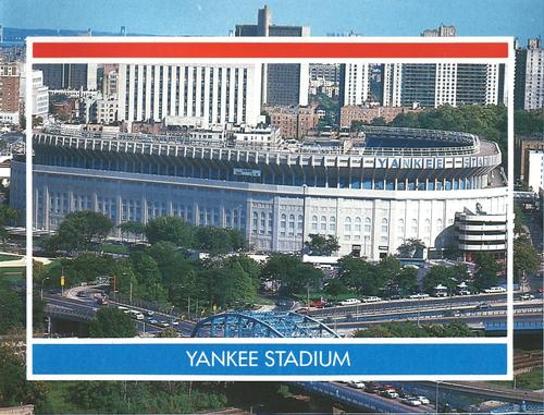 1990 Publications International Hottest 50 Players Stickers #NNO Yankee Stadium Front