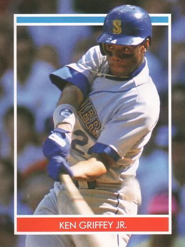 1990 Publications International Hottest 50 Rookies Stickers #NNO Ken Griffey Jr. Front