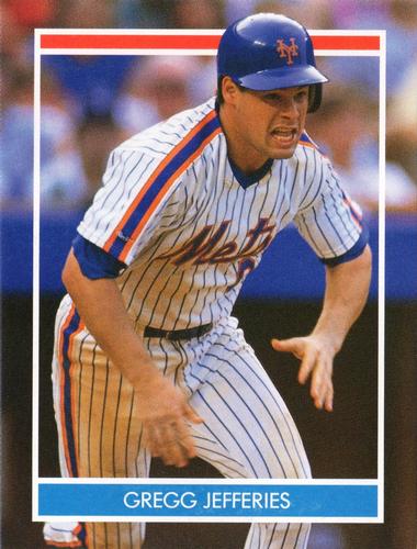 1990 Publications International Hottest 50 Rookies Stickers #NNO Gregg Jefferies Front