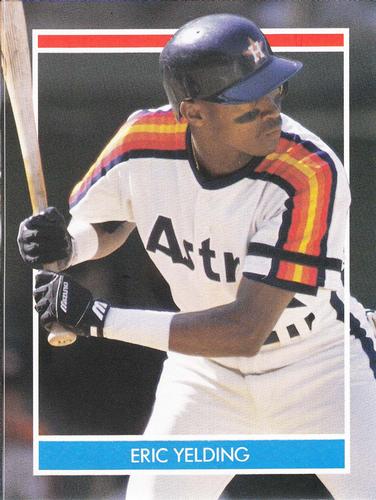 1990 Publications International Hottest 50 Rookies Stickers #NNO Eric Yelding Front