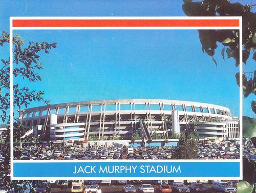 1990 Publications International Hottest 50 Rookies Stickers #NNO Jack Murphy Stadium Front