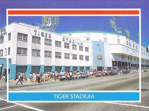 1990 Publications International Hottest 50 Rookies Stickers #NNO Tiger Stadium Front