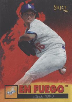 1996 Select - En Fuego #25 Hideo Nomo Front