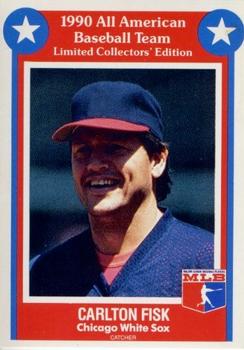 1990 MSA All-American Baseball Team #21 Carlton Fisk Front