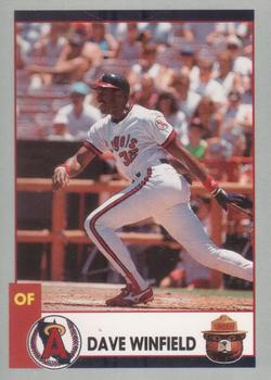 1991 California Angels Smokey #3 Dave Winfield Front