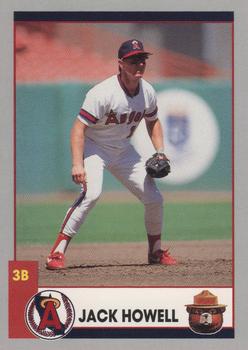 1991 California Angels Smokey #6 Jack Howell Front