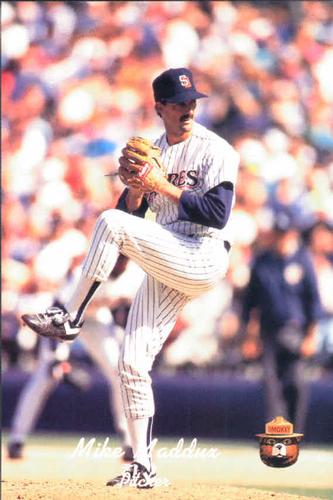 1991 San Diego Padres Smokey #20 Mike Maddux Front